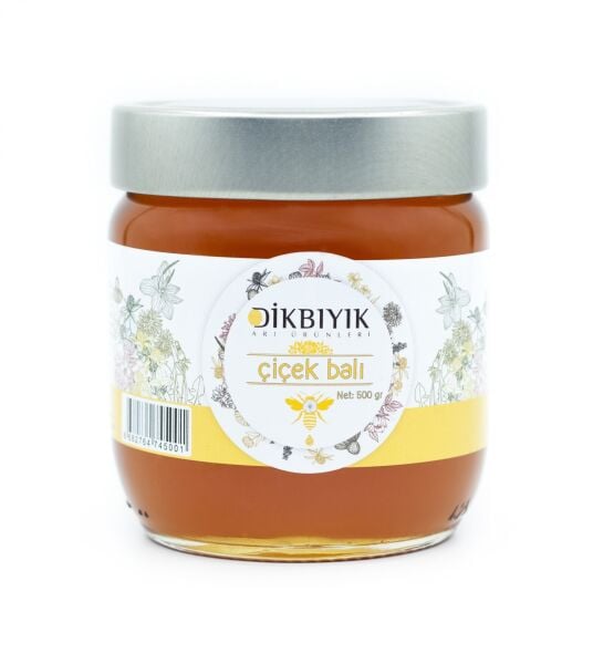 Dikbıyık Bursa Çiçek Balı | %100 Doğal ve Saf Süzme Bal 500 gr