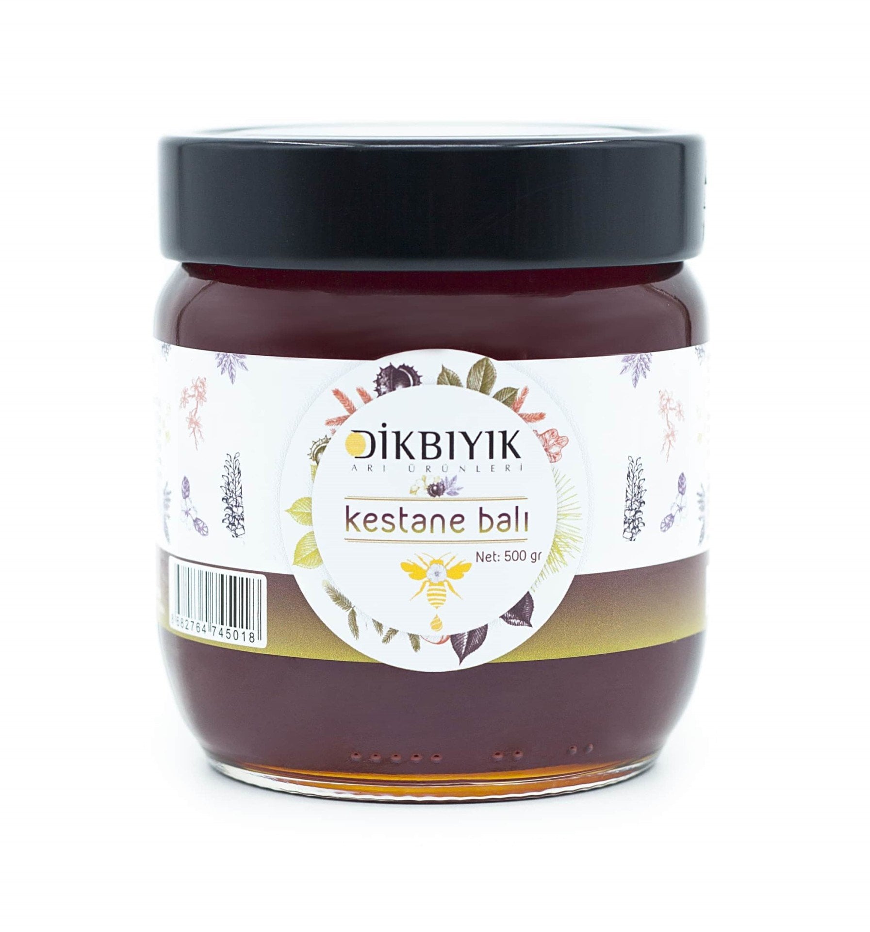 Dikbıyık |Doğal Süzme Kestane Bal 500 Gr