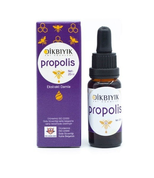 Dikbıyık Yetişkin Alkol Bazlı Propolis 20 ml | Takviye Edici Gıda