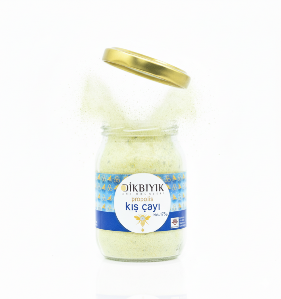 Dikbıyık Özel Propolisli Kış Çayı - Nane, Zencefil, Okaliptüs İçerikli 175 Gr