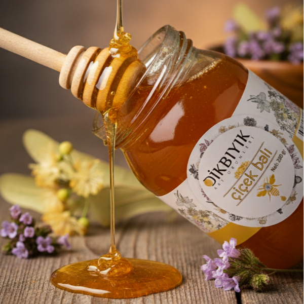 Dikbıyık Süzme Çiçek Balı 250 gr / 2200 rakım