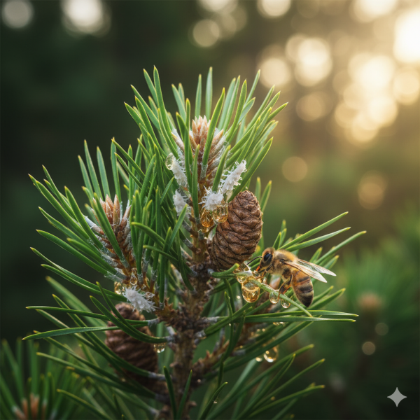 Dikbıyık Çam Çiçek Balı – Katkısız & Besleyici Doğal Bal 500 Gr