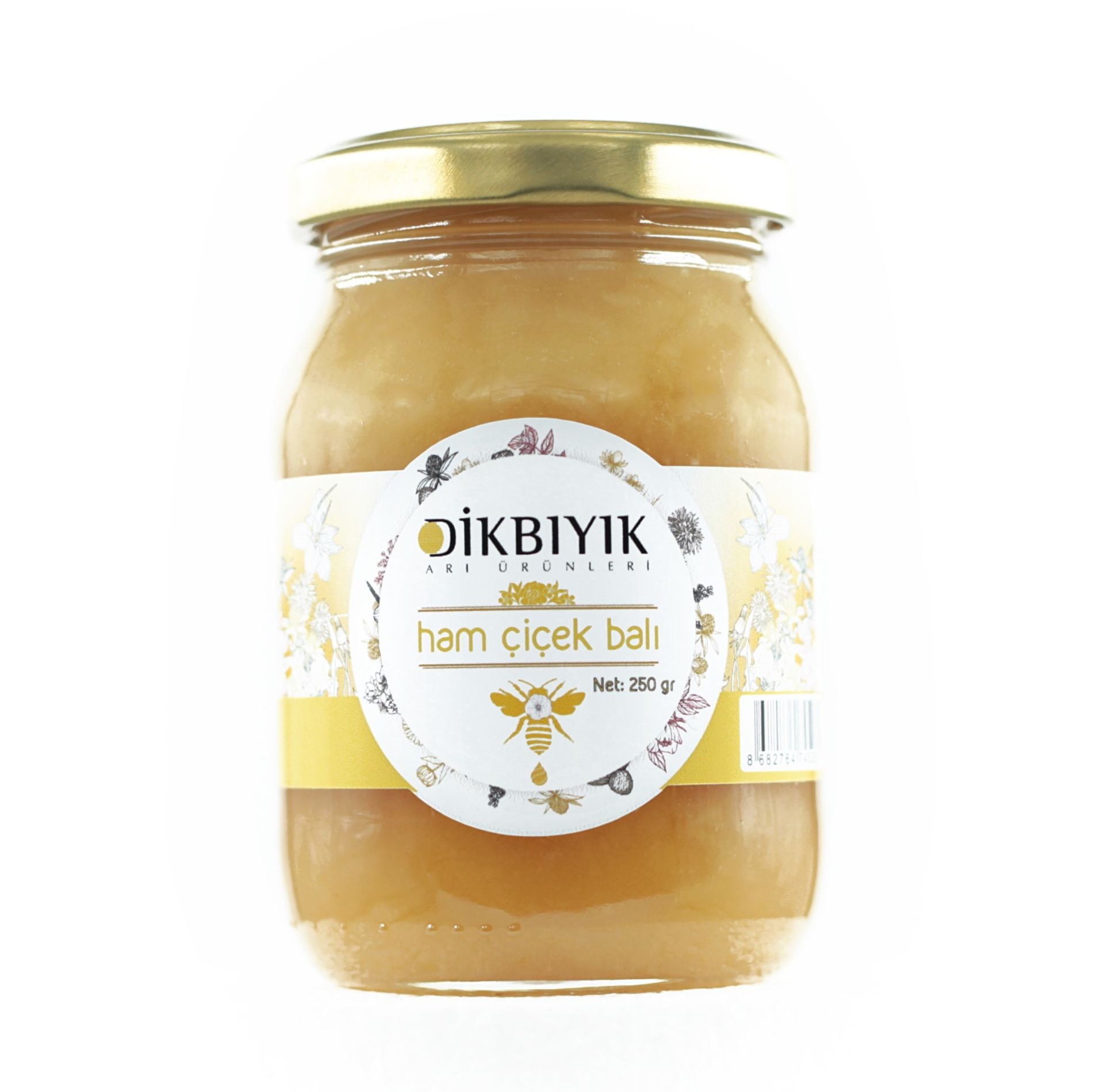 Dikbıyık Pastörize Edilmemiş Ham Çiçek Balı 250 gr.