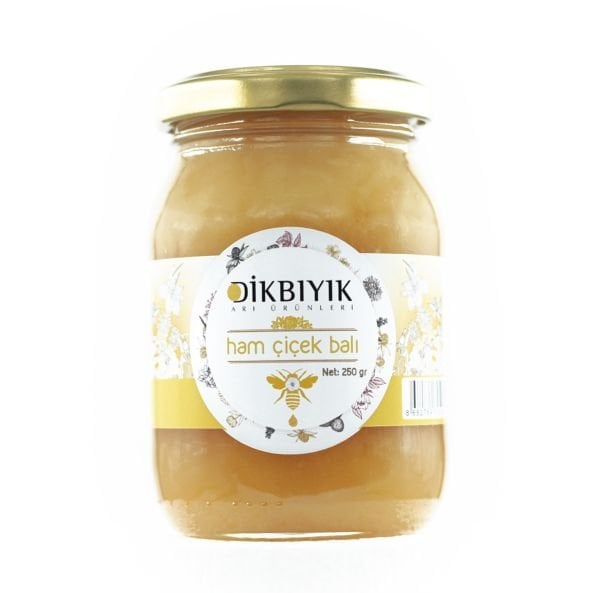 Dikbıyık Pastörize Edilmemiş Ham Çiçek Balı 250 gr.