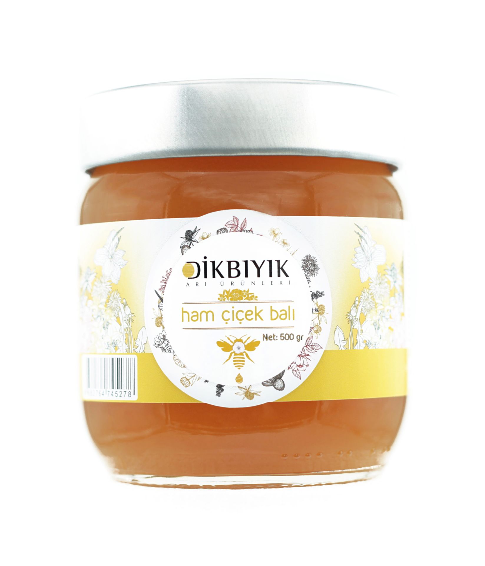 Dikbıyık Pastörize Edilmemiş Ham Çiçek Balı 500 Gr