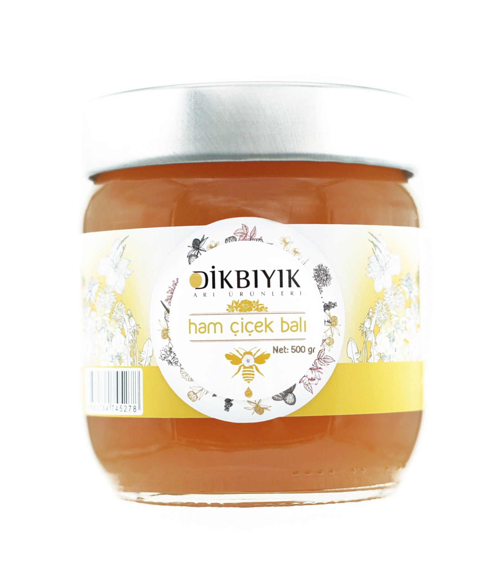 Dikbıyık Pastörize Edilmemiş Ham Çiçek Balı 500 Gr