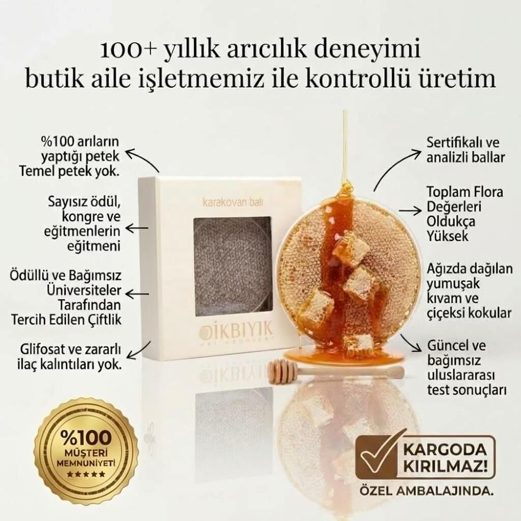Dikbıyık Karakovan Balı: Eşsiz Lezzet 1400 GR.